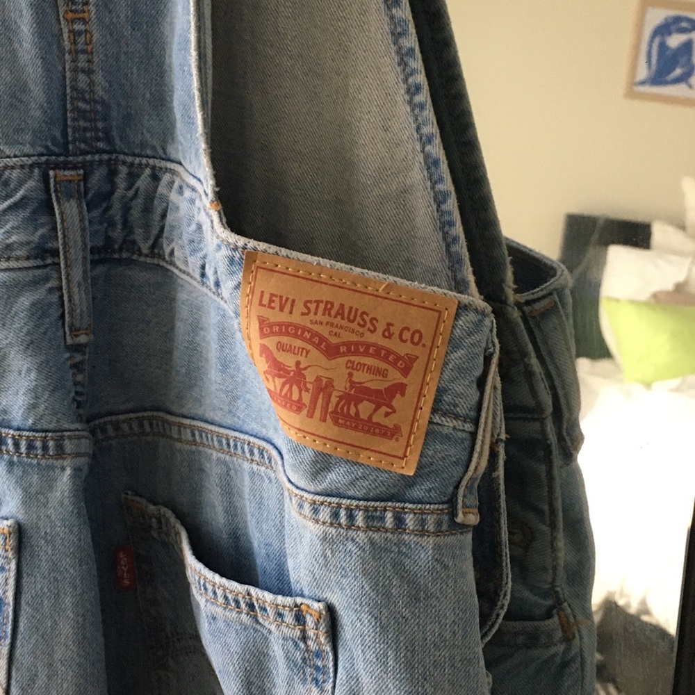 Denim overalls
